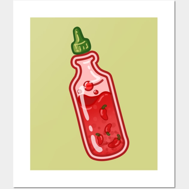 Hot Stuff - Cute Sause Wall Art by NOSSIKKO